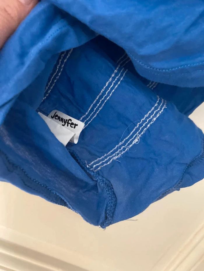 Débardeur bleu sequins dorés – Jennyfer Rebel Sailor – Taille S - photo numéro 6