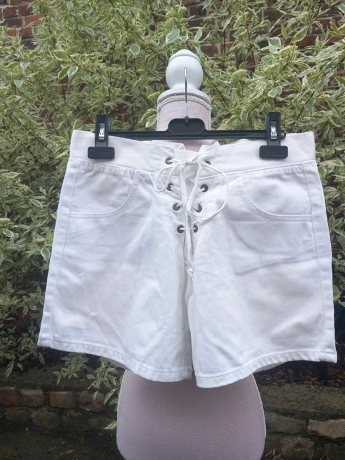 Short denin blanc. Etam. Taille M.