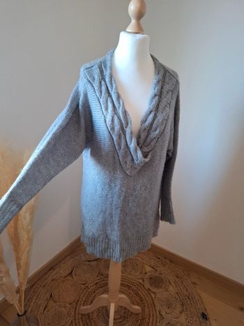 Robe chaud grise torsadée H&M taille M/L 38/40