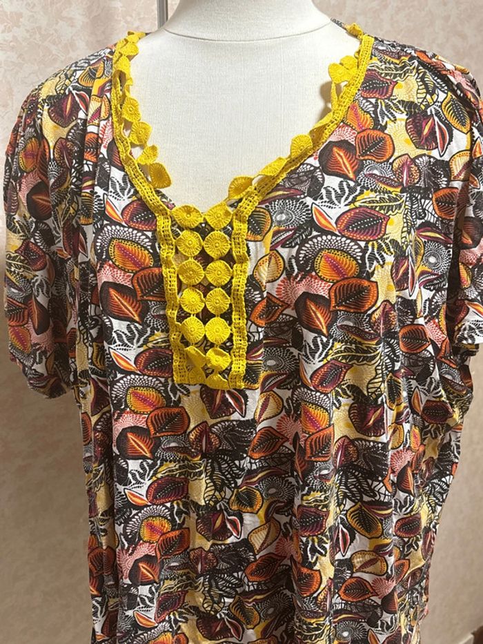 Blouse taille 58-60 marque bleu bonheur - photo numéro 2