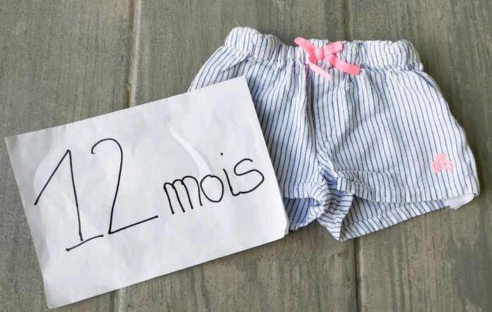 Lot n°308 Short Lulucastagnette 12 mois