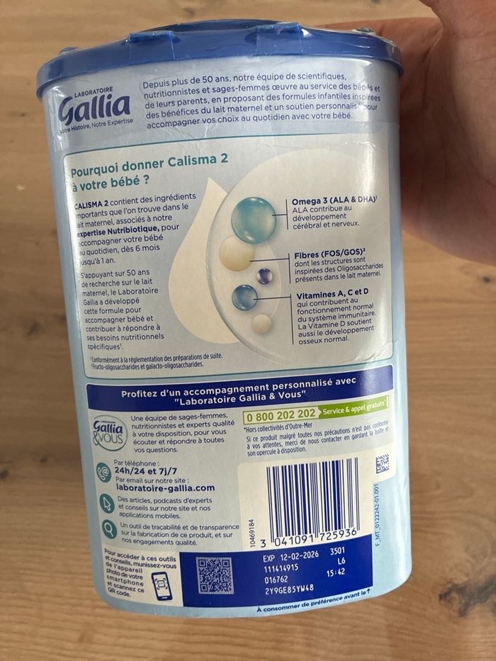 Lait Gallia Calisma Système Immunitaire - photo numéro 2