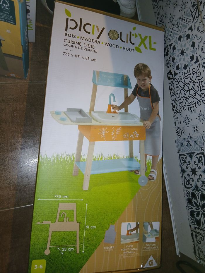 Cuisine en bois pour enfant