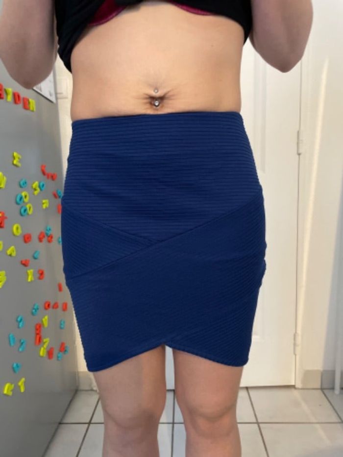 jupe bleu