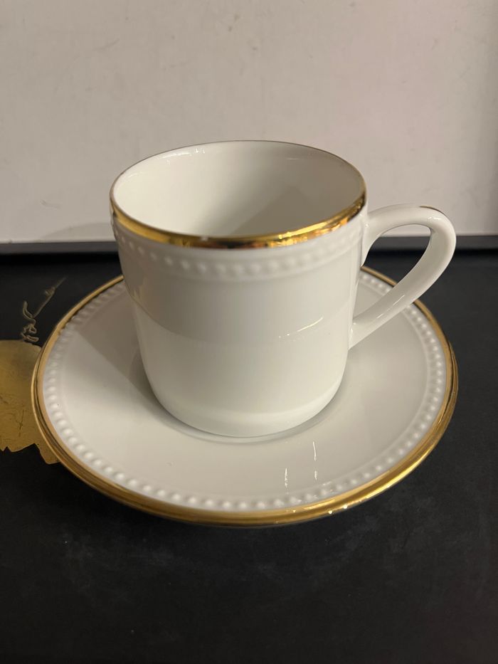 Lot de 5 tasses et 5 sous tasses à café Orialis - photo numéro 5