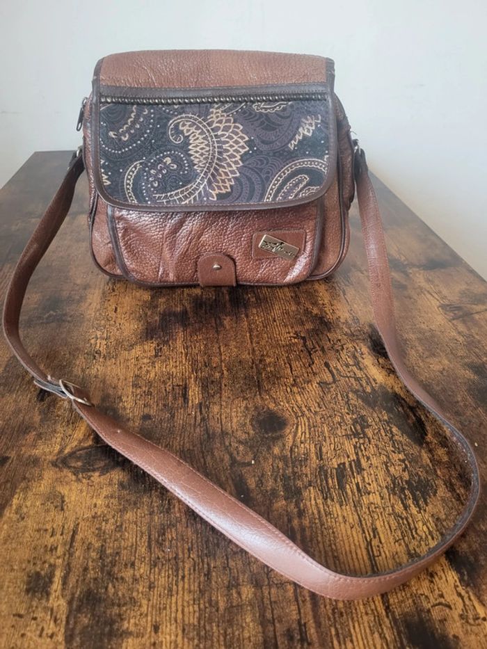 Sac a bandoulière cuir Vintage Dressing.