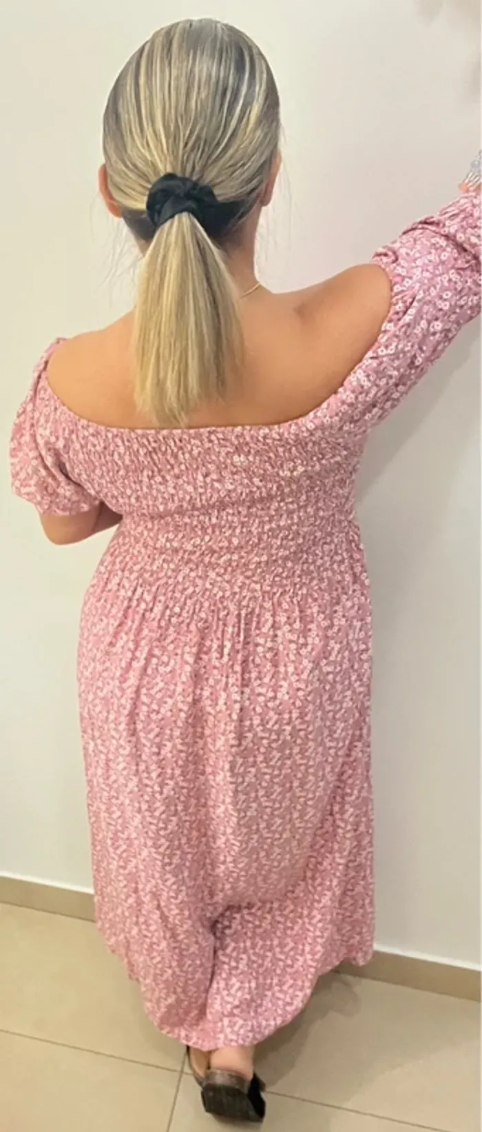 Robe longue fleurie Taille L - photo numéro 7