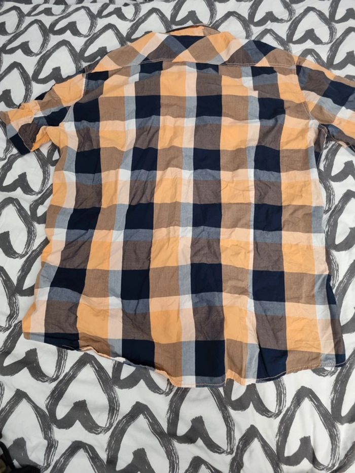 Chemise manche courte à carreaux - photo numéro 2