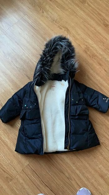 Manteau Catimini bébé 12 mois – Bleu marine – Comme neuf