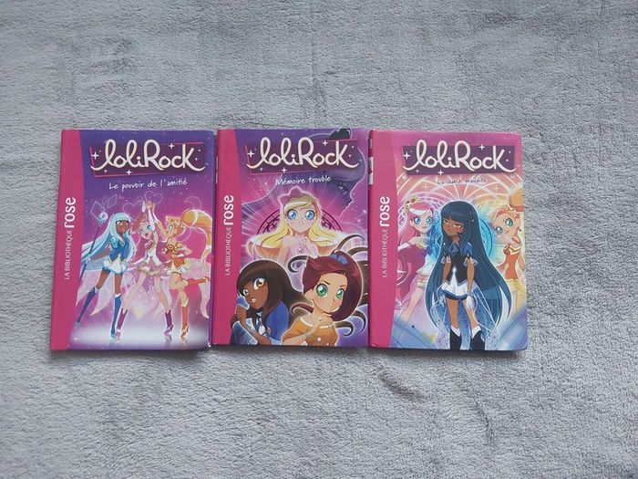Lot 3 livres lolirock bibliothèque rose