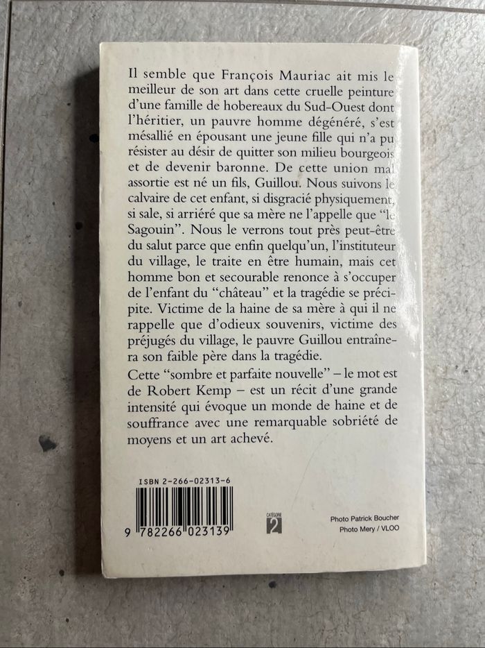 Le sagouin de François Mauriac - photo numéro 2