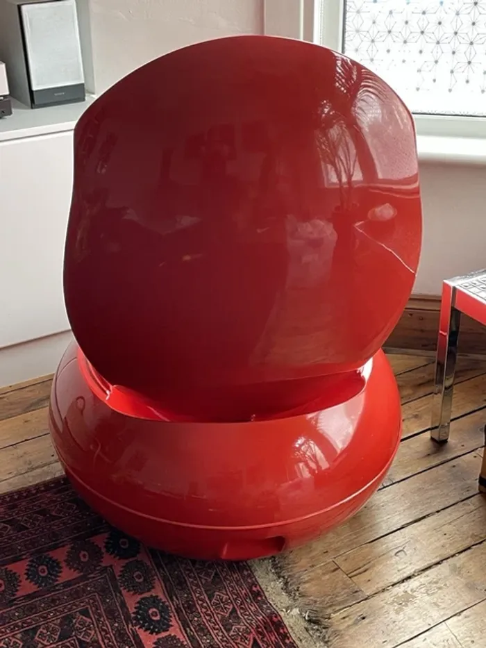 Chaise oeuf de jardin vintage originale conçue par Peter Ghyczy - photo numéro 5