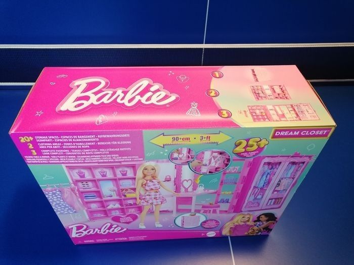 Poupée Barbie Dressing de rêve MATTEL neuf et emballé idéal pour cadeau de Noël - photo numéro 3