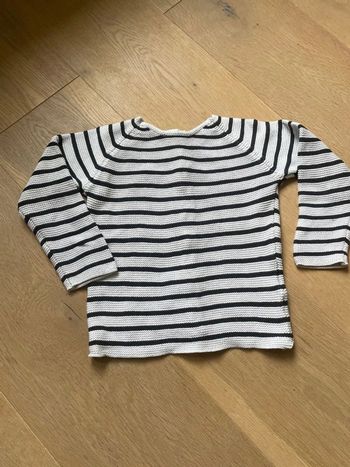pull/ gilet marinière 2 en 1 kiabi 24 mois