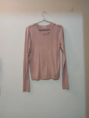 Sweat rose pâle  leger " gemo" taille s