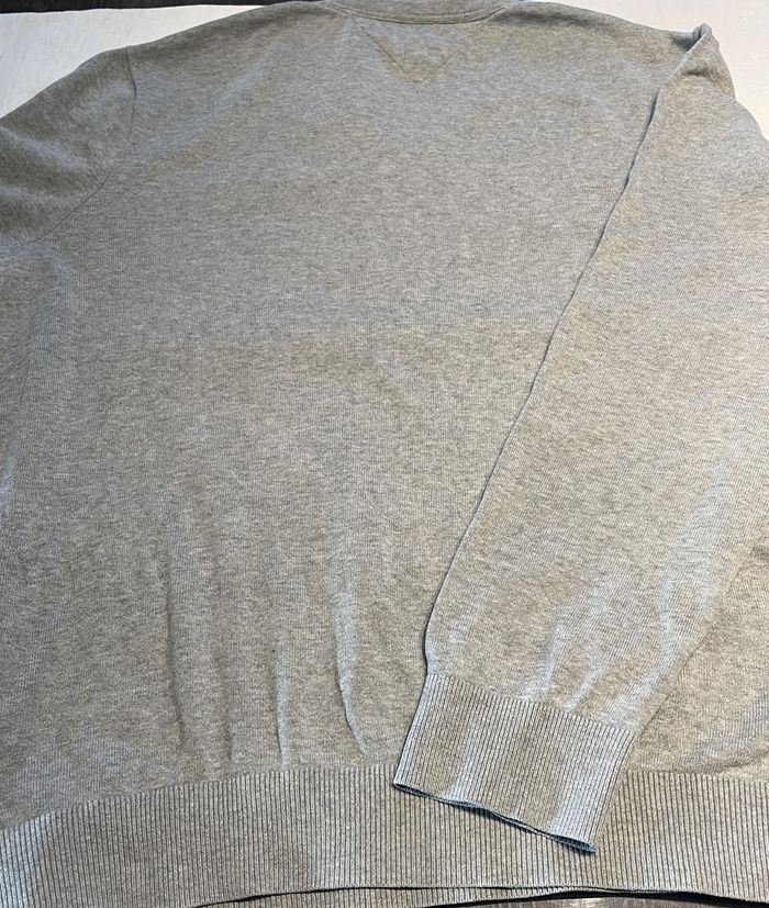 Pull Gris Jacquard Homme Tommy Hilfiger Taille XL - photo numéro 2
