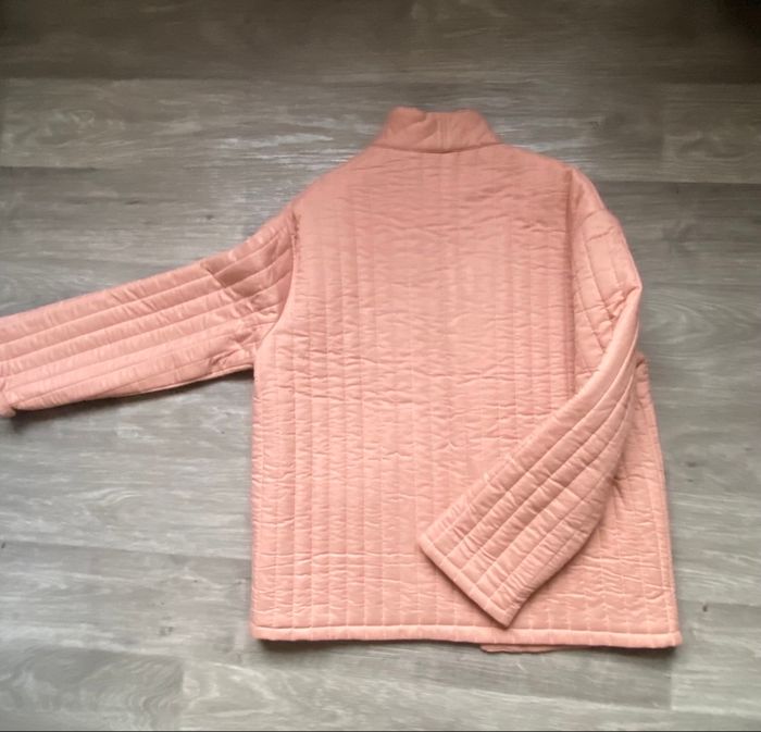 Manteau  veste matelassée Promod rose taille M - photo numéro 4