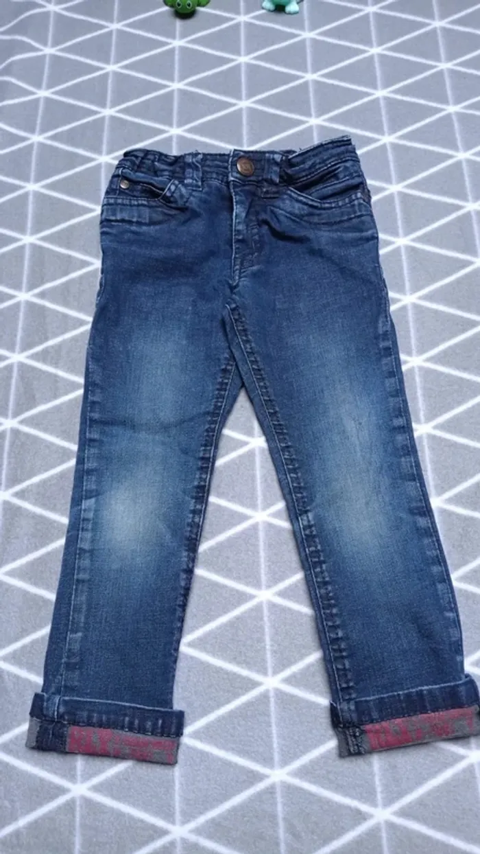 🦁 Lot 2 jeans, 2 ans - photo numéro 2