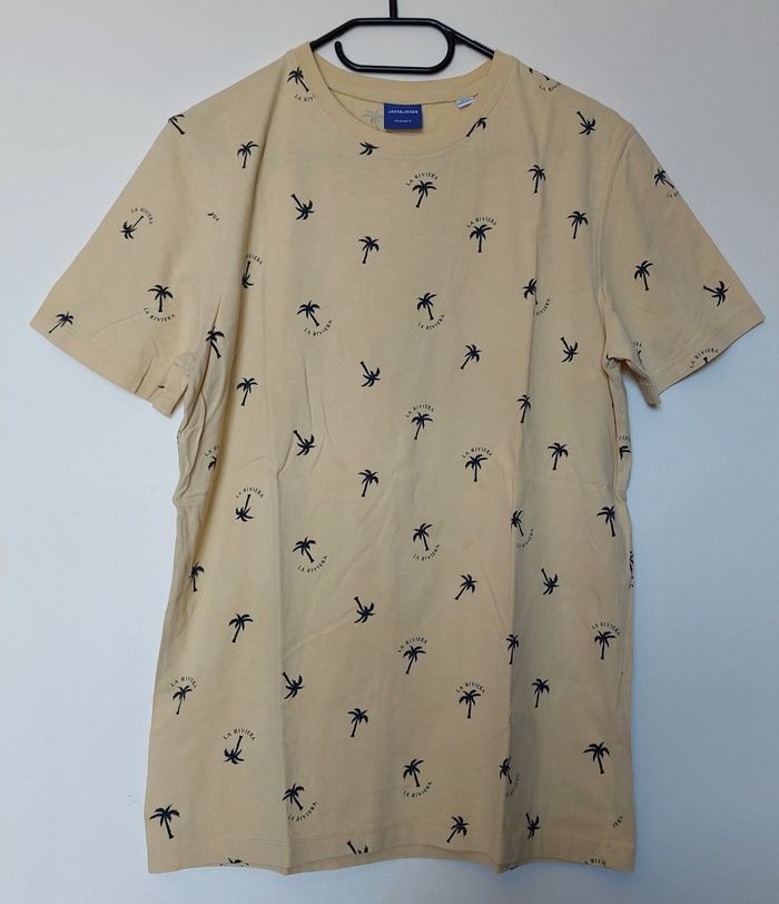 T shirt imprimé palmiers la riviera - Jack & Jones - photo numéro 3