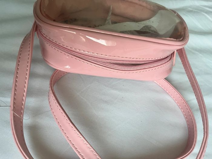 Petit Sac à Main Rose et Transparent - photo numéro 3