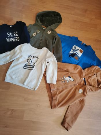 Lot pull 3 ans garçon