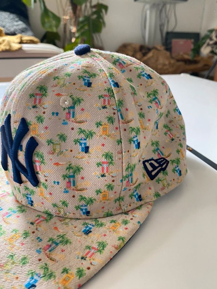 Casquette new era baseball liberty flower fleurs palmier - photo numéro 2