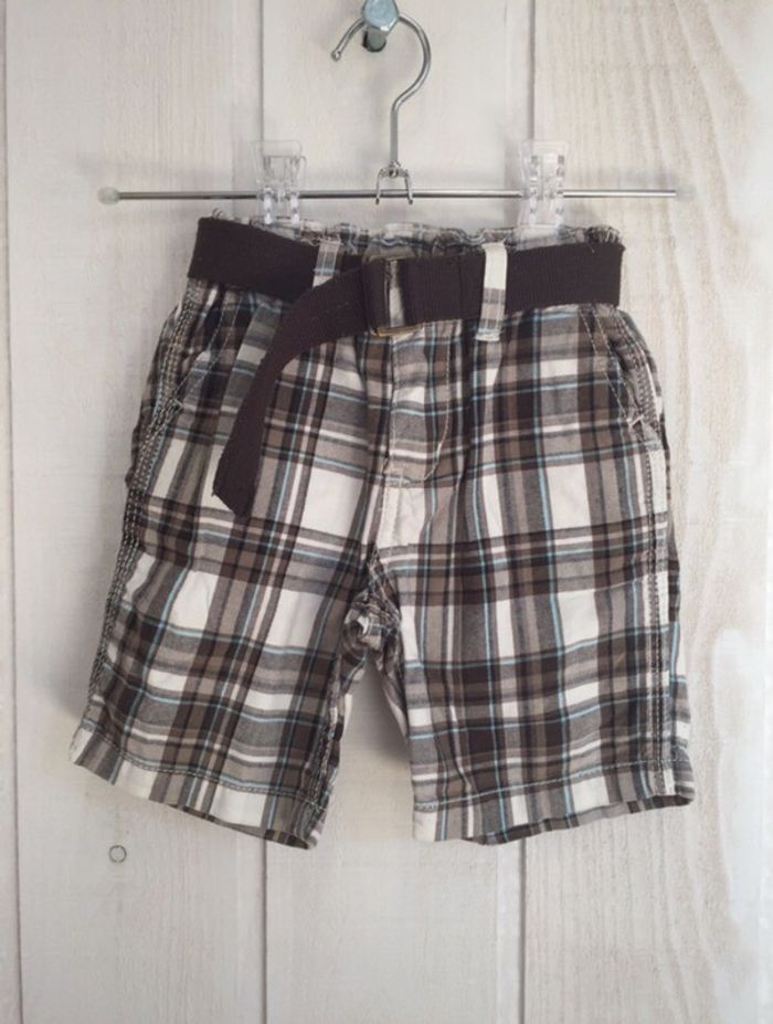 Bermuda carreaux - H&M - 12/18mois