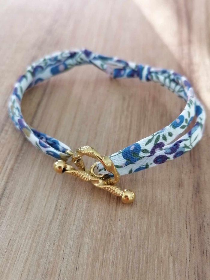 Bracelet liberty fermoir en acier inoxydable - photo numéro 2