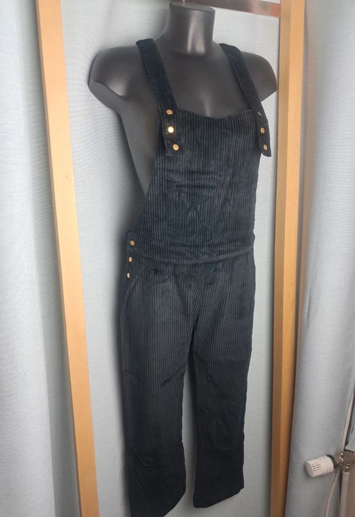 Songe Lab salopette en velour noir T.36/38