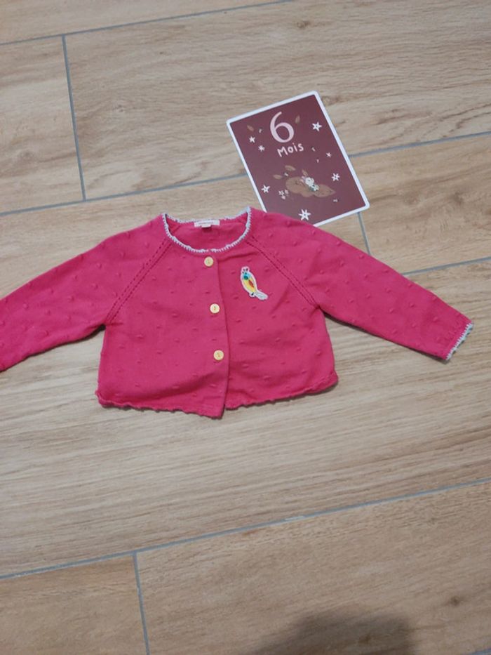 Boléro rose catimini 6 mois - photo numéro 2