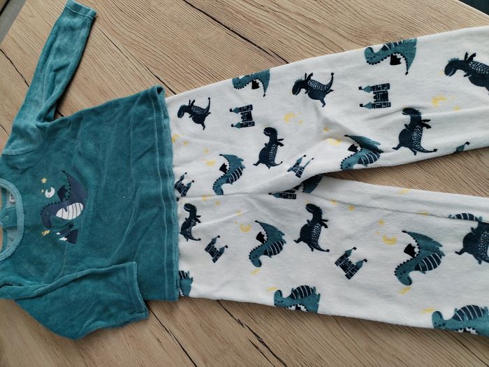 Pyjama velours 2 pièces