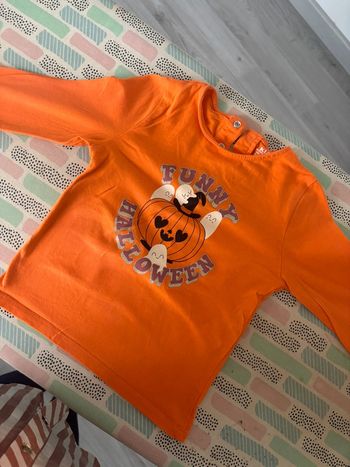 T-shirt manches longues fille Halloween