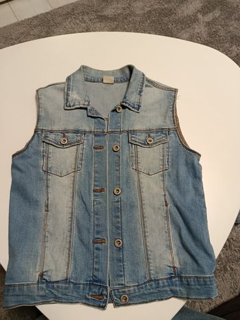 Veste jean Zara Girls sans manche taille 164