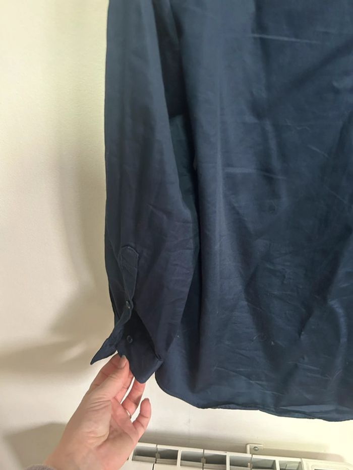 Jolie chemise homme bleu marine • Slim fit • Kiabi • taille M - photo numéro 9
