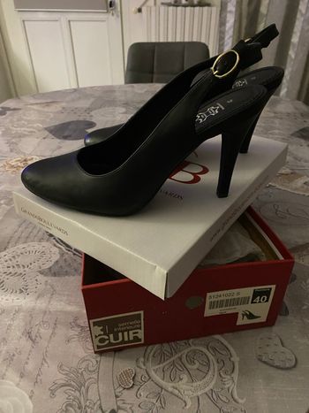 Ballerines noires - Pointure 40