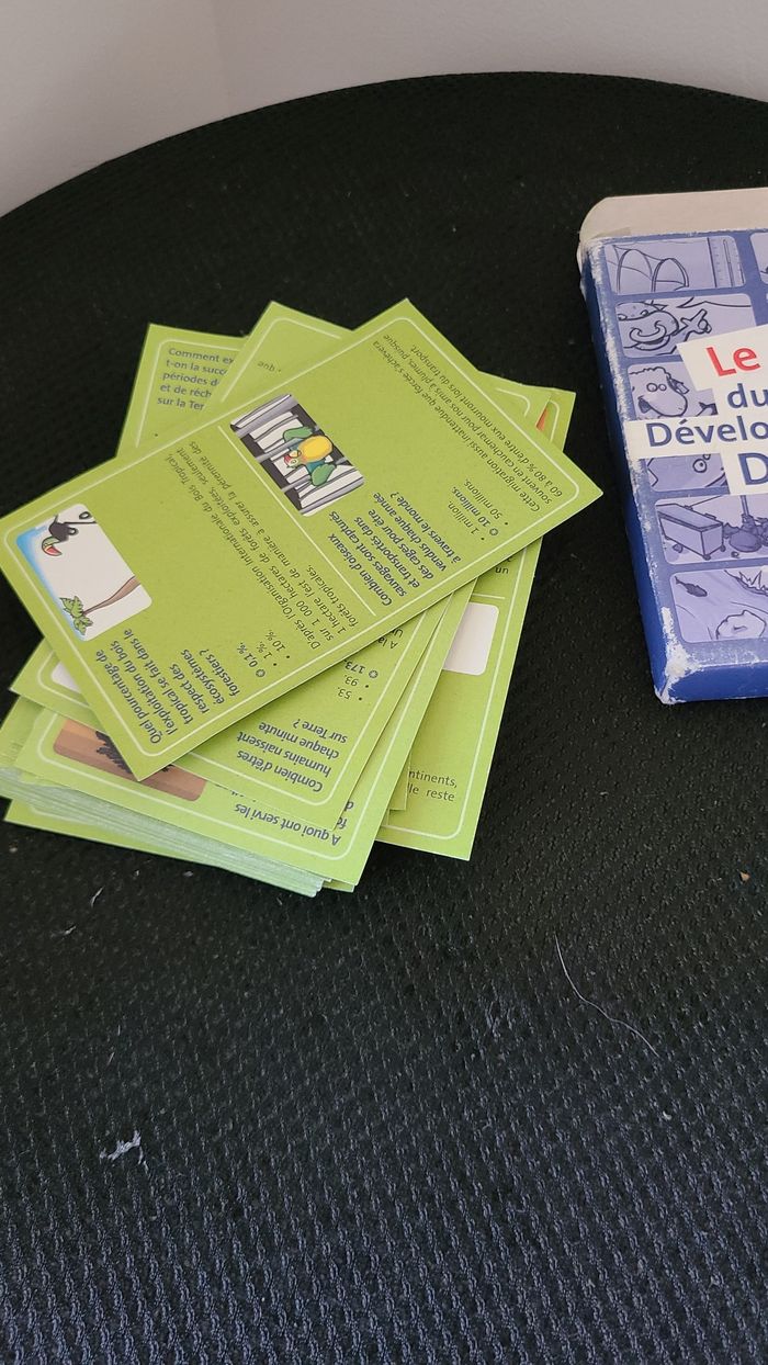 Le jeu de carte du développement durable Jeu de carte édition bioviva pour le ministère de l’écologi - photo numéro 3