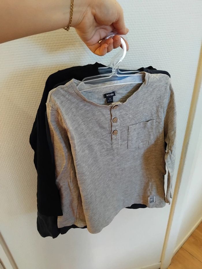 Lots techerts manches longues garçon 5ans