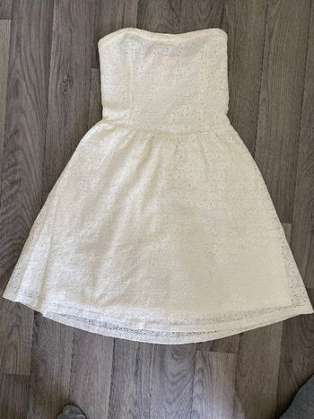 Robe bustier blanche