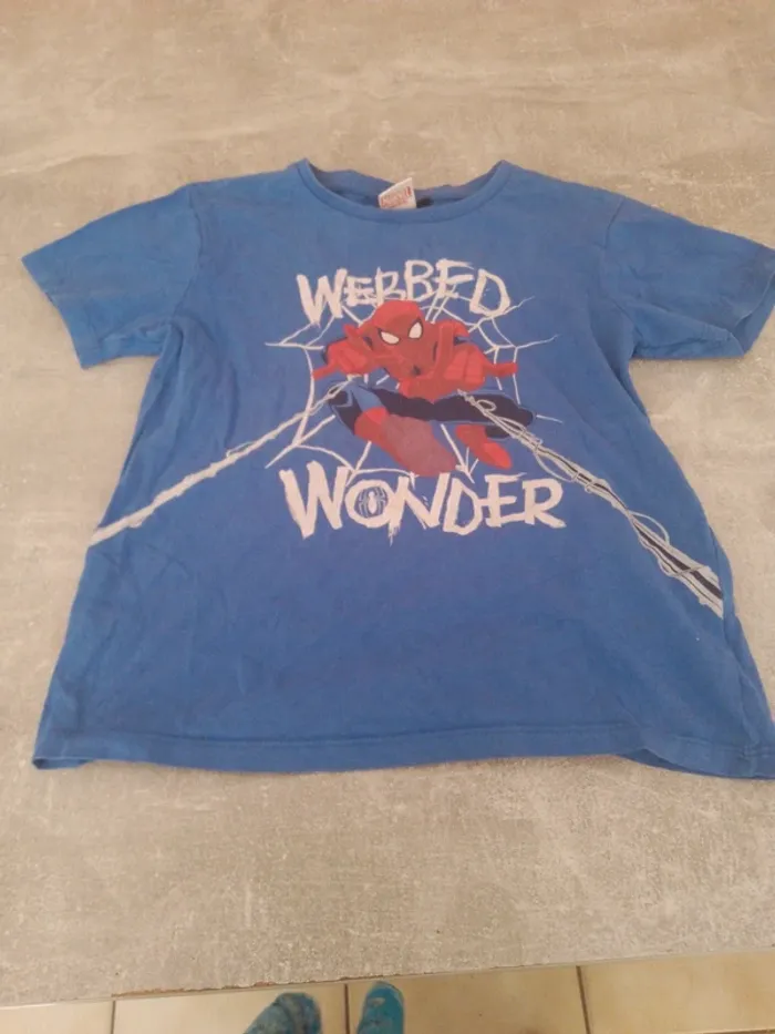 T-shirt garçon Spider-Man 7 /8 ans