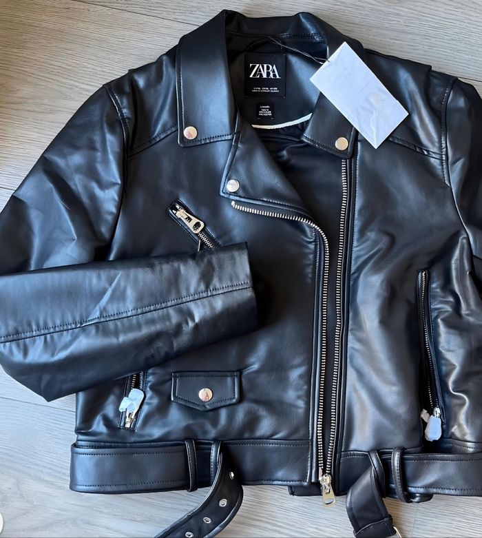 Veste similicuir Zara - photo numéro 2
