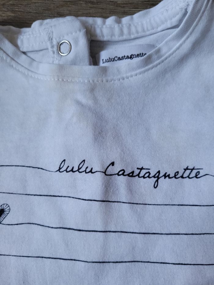 T-shirt manches longues Lulu Castagnette taille 12 mois - photo numéro 4