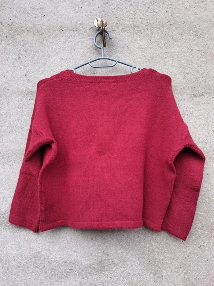Pull bordeaux jennyfer - photo numéro 2