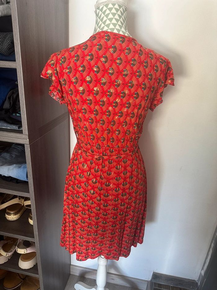 Robe rouge motifs - photo numéro 4
