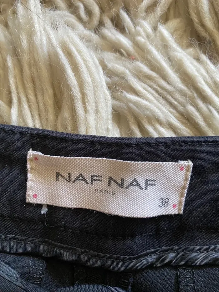 Short noir bi-matière - Taille 38 - photo numéro 4