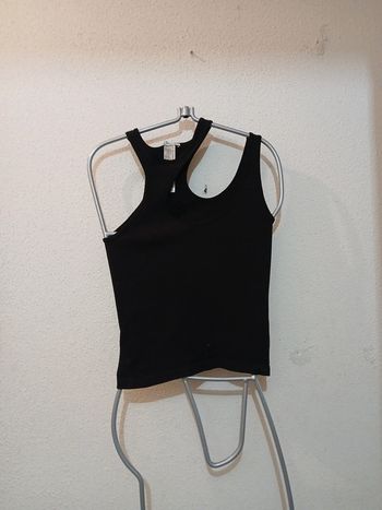 Haut noir basic élastique " zara" taille M/L