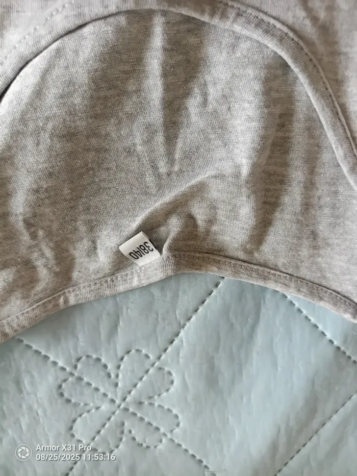 Chemise de nuit grise 38 - photo numéro 3