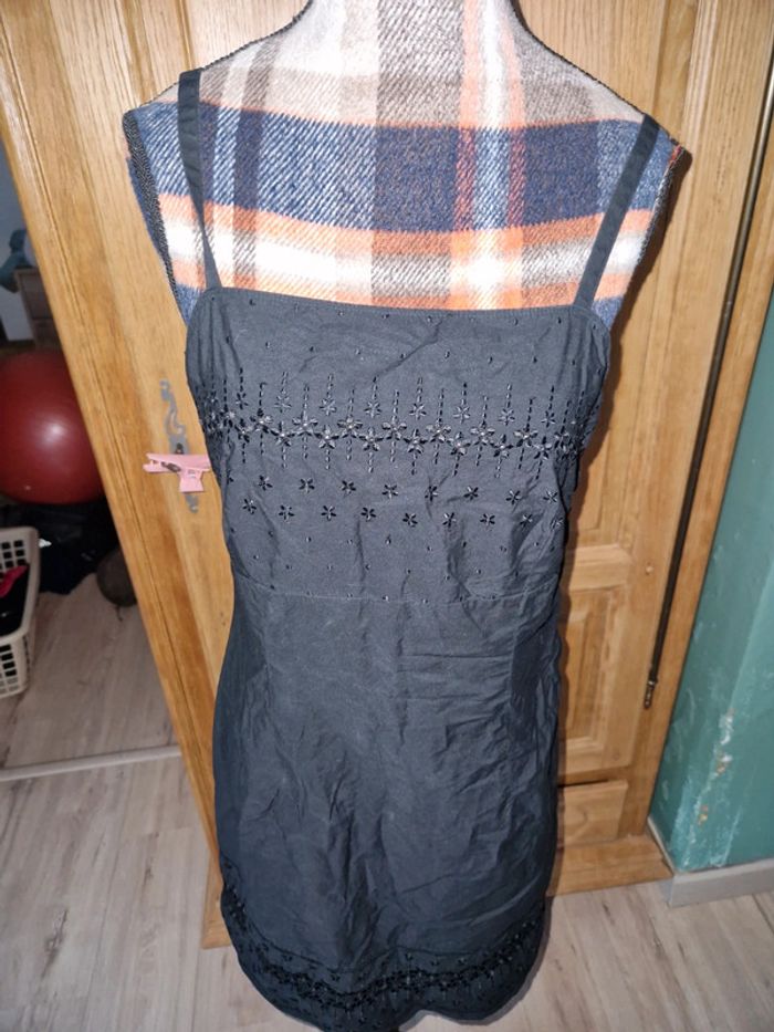 Superbe robe à Bretelles noire st Michaels marks and spencer vintage - photo numéro 2