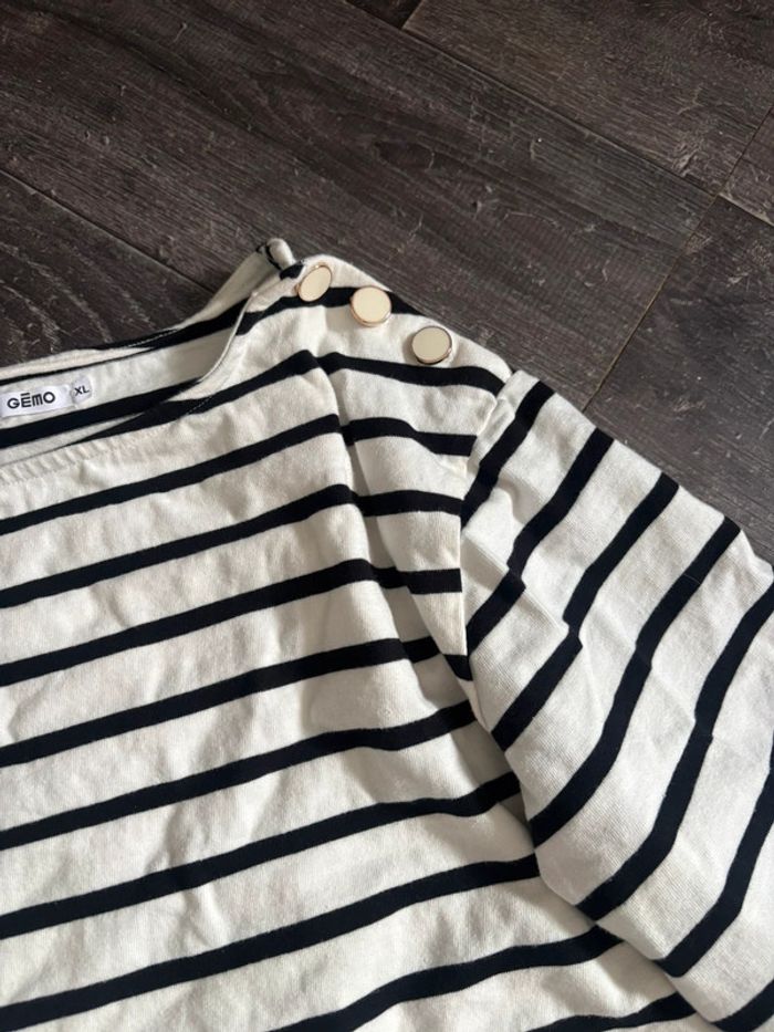Haut femme à rayures XL gemo - photo numéro 3