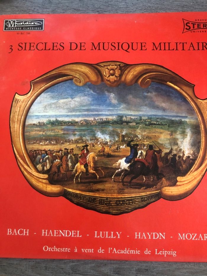 Vinyle 33t 3 siècles de musique militaire