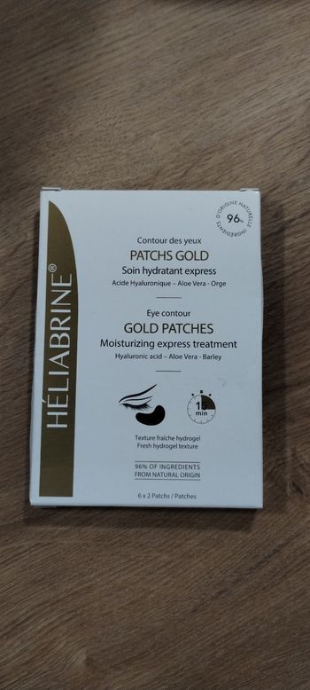 Patch yeux gold heliabrine